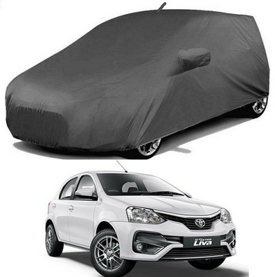 Dutek Car Cover For Toyota Etios Liva (With Mirror Pockets)(Grey)