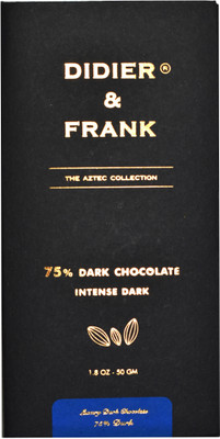 

Didier & Frank 75% Dark Chocolate - 50g (Luxury Intense Dark Chocolate) Bars(50 g)