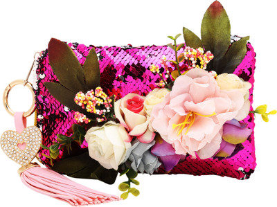 Sanjog Party Pink Clutch