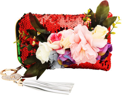 

Sanjog Party Green Clutch