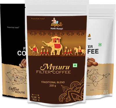 

Hatti Kaapi Kaapi Selections Filter Coffee 600 g(Pack of 3)