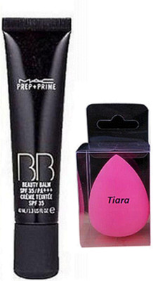 

TIARA Sponge puff , Mac Prep+Prime BB beauty Cream balm(Set of 2)