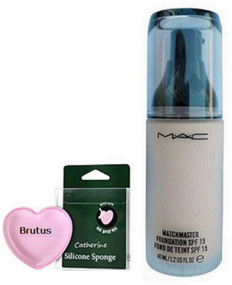 

BRUTUS Silicone Puff, Matchmaster Liquid Foundation(Set of 2)