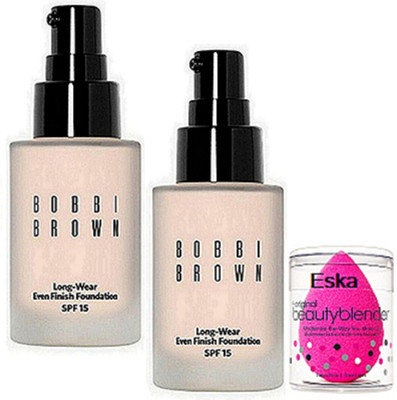 

Eska Sponge Puff & Bobbi Brown Foundation (Pack Of 2)(Set of 3)