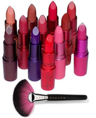 

Longlasting Makeup Brush, Giambattistavalli Matte Finish Pack Of 12 Lipstick Mac(Set of 13)