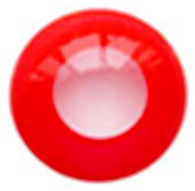 

Affaires Red Out Crazy Lens (Yearly Disposable) Contact Lenses Redout Yearly Contact Lens Yearly Contact Lens(00, RedOut, Pack of 2)