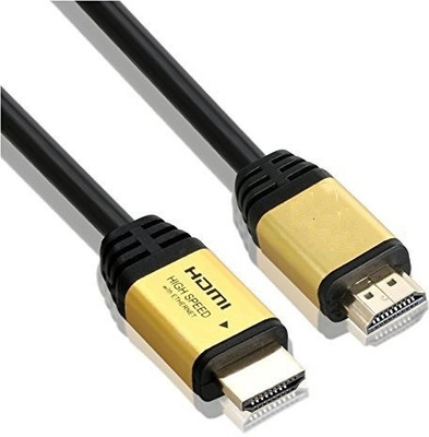 

TechGear TV-out Cable HIGH QUALITY Ultra HDMI Cable 10 Meter with Ethernet Supports 2.0 4K x 2K @ 60HZ24K gold case Full HD Latest Version(Gold & Black, For Computer, 10)
