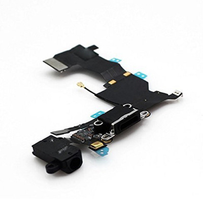 

Dream USB Charging Port Dock Connector Charging Flex Cable Replacement Part Compatible with iPhone 5S : Black Dock(Black)