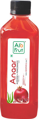 

AloFrut Anaar Aloevera Fruit Juice 160ml - Pack of 10(10 x 16 ml)