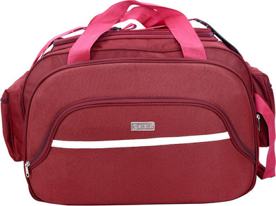 

Sibia (Expandable) Expandable Unisex Polyester 40 litres Red Waterproof Travel Duffle Bag With Roller Wheels Travel Duffel Bag(Red)