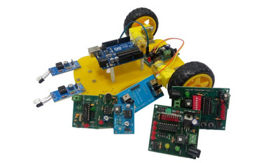 

Embeddinator 10 in 1 Arduino DIY Robotic Kit Educational Electronic Hobby Kit