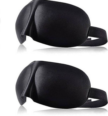 

DALUCI 2Pcs 3D Sleep Mask Natural Sleeping Eye Mask Eyeshade Cover Shade Eye Patch Women Men Soft Portable Blindfold Travel Eyepatch(1 g)