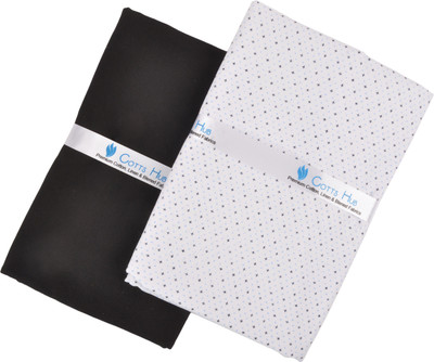 Cotts Hub Cotton Blend Printed Shirt & Trouser Fabric(Semi Stitched)