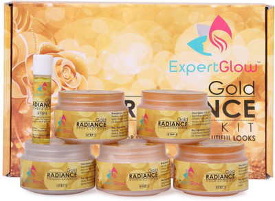 

EXPERTGLOW Gold Radiance Facial Kit 250 g(Set of 6)
