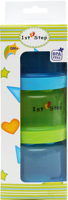 

1st Step MILK POWDER CONTAINER - Food Grade Plastic(Blue, Green)