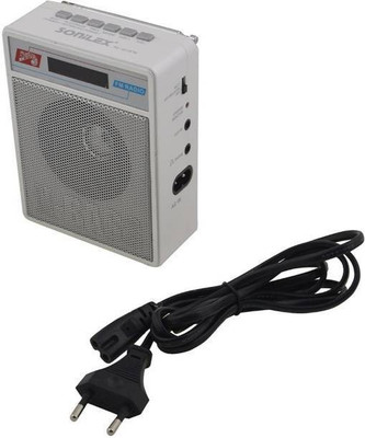 

CRETO New SL-413 Super Sound Fm/Radio Supports USB Pen-drive, Aux and Memory card FM Radio(Silver White)