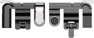 

Baxray PUBG Mobile Game Controller,Trigger, Sensitive Shoot/Aim Buttons L1R1 Gaming Accessory Kit(Black, For Android, Mac OS, iOS)