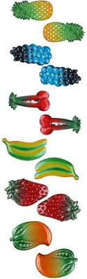 

Abhi Glossy Fruit Shape - 12 Pcs Tic Tac Clip(Multicolor)