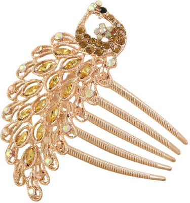 

Fabfashion Solid Design Peacock Comb Hair Pin Hair Pin(Multicolor)