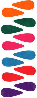 

Abhi Glossy Stickers Plain - 12 Pcs Tic Tac Clip(Multicolor)