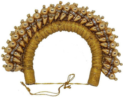 

Bueno Artificial Hair Gajra For Bridal Hair Bharatnatyam Kuchipudi Dance Hair Accessories For Women, Pack of 1 Hair Accessory Set(Gold)