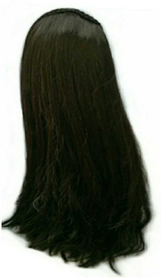 

Alizz Cute half head wig 20 inch natural black comb clip extensions Hair Extension