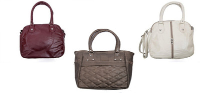 

Starlet Hand-held Bag(Maroon, Grey, Beige), Beige;grey;maroon