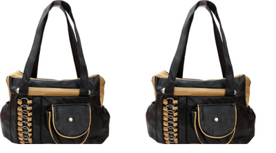 

Mystyle Retail Shoulder Bag(Black, Gold)