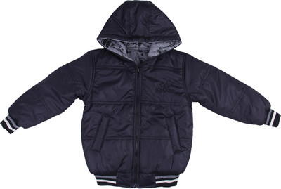 

Yes Kids Full Sleeve Solid Baby Boys Jacket, Black