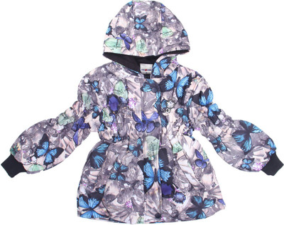 

Yes Kids Full Sleeve Printed Baby Girl's Jacket, Multi