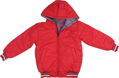 

Yes Kids Full Sleeve Solid Baby Boys Jacket, Red