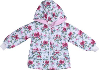 

Yes Kids Full Sleeve Floral Print Baby Girl's Jacket, Multi