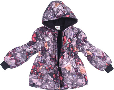

Yes Kids Full Sleeve Printed Baby Girl's Jacket, Multi