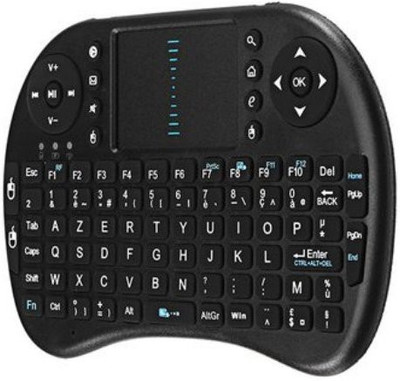 

SLSS Wireless Mini Keyboard Touchpad Wireless Gaming Keyboard(Black)