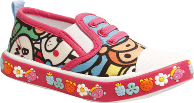 

Little Soles Boys & Girls Slip on Sneakers(Pink