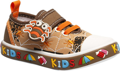 

Little Soles Boys & Girls Velcro Sneakers(Brown