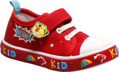 

Little Soles Boys & Girls Velcro Sneakers(Red