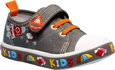 

Little Soles Boys & Girls Velcro Sneakers(Grey