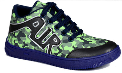 

Leon Boys & Girls Lace Running Shoes(Green, Blue