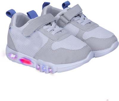 

FEETWELL Boys Velcro Sneakers(Grey
