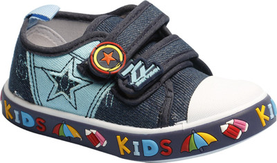 

Little Soles Boys & Girls Velcro Sneakers(Dark Blue, Navy blue
