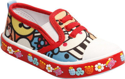 

Little Soles Boys & Girls Slip on Sneakers(Red