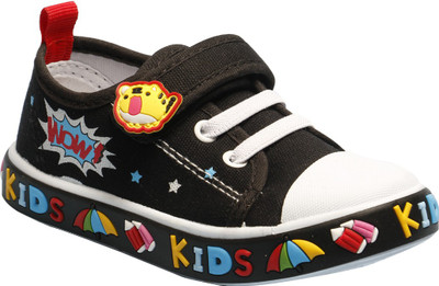 

Little Soles Boys & Girls Velcro Sneakers(Black