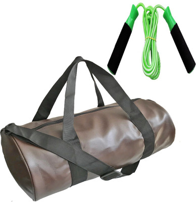 

Hipkoo Stylist Leather Bag With Plastic Skipping Rope (Adjustable) Gym & Fitness Kit
