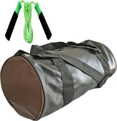 

Hipkoo Liberty Leather Bag With Plastic Skipping Rope (Adjustable) Gym & Fitness Kit