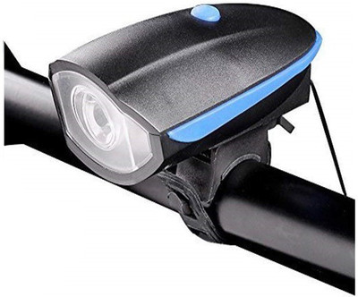 

Inditradition Rechargeable Bike Horn and Light 140 DB with Super Bright 250 Lumen Light LED Spot Light(Black)