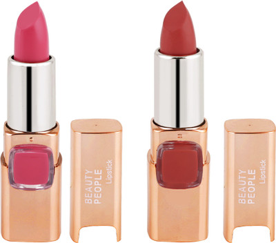 

Beauty People Lipstick(brave red, pretty pink)