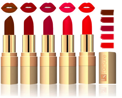 

Forsure Extra Soft & Smooth Velvet Matte Lip Color Combo In Wholesale Rate(Brown,Maroon,Plum,Sweet Red,Romantic Red)