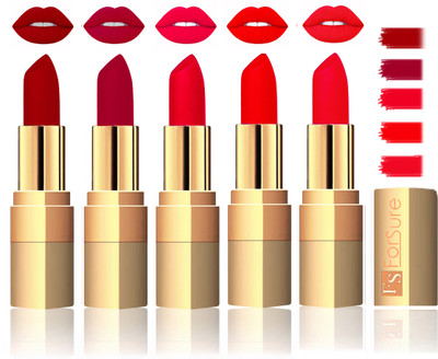 

Forsure Extra Soft & Smooth Velvet Matte Lip Color Combo In Wholesale Rate(Maroon, Romantic Red, Red, Peach, Coffee, 17.5 g)