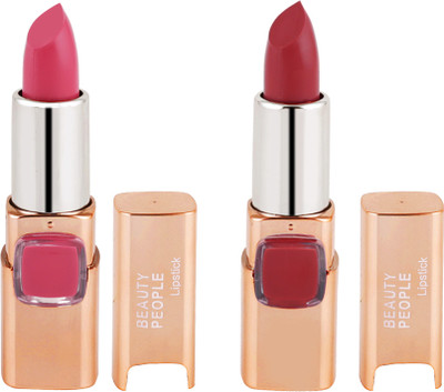 

Beauty People Lipstick(tomato red, pretty pink)